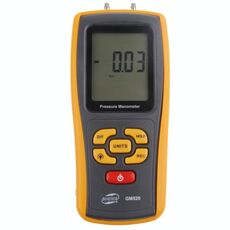 Manometro della pressione del display LCD BENETECH GM520 (giallo)