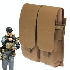 Custodia per clip in tela duplex con fibbie a sgancio rapido