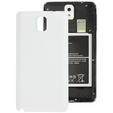 Per Galaxy Note III / N9000 Litchi Texture Copribatteria in plastica originale (bianco)