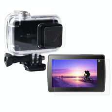 Pellicola proteggi schermo LCD ultra trasparente + pellicola protettiva per lenti in vetro per fotocamera Xiaomi Xiaoyi II 4K