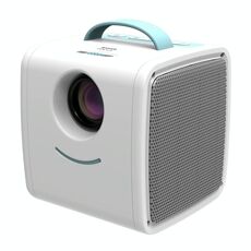 W-S1 10W Videoproiettore per bambini 30 lumen Tecnologia LCD HD 1080P, supporto AV / USB / scheda Mini SD / HDMI / audio (blu)