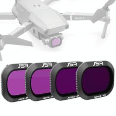 JSR Drone 4 in 1 ND8PL + ND16PL + ND32PL + ND64PL Filtro obiettivo per DJI MAVIC 2 Pro