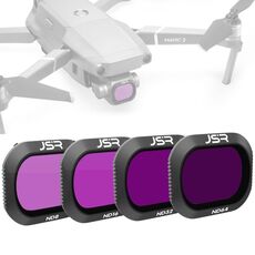 JSR Drone 4 in 1 ND8 + ND16 + ND32 + ND64 Lens Filter per DJI MAVIC 2 Pro