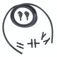 Ugello a spruzzo d'acqua a getto di tergicristallo per tergicristallo da 2 pezzi + set di connettori per tubi 76810S10A02 per Honda