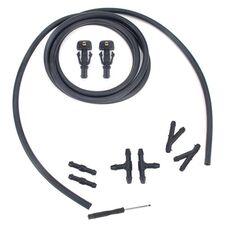 2 PCS Anteriore Parabrezza Tergicristallo Tergicristallo Ugello Spruzzo D'acqua + Set Connettore Tubo 3W7Z17603AA per Ford F-150