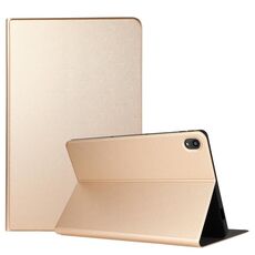 Per Lenovo Tab P11 (TB-J606F) Custodia protettiva a vibrazione orizzontale in TPU con struttura in tensione e supporto (oro)