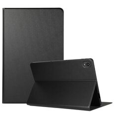 Per Lenovo Tab P11 (TB-J606F) Custodia protettiva a vibrazione orizzontale in TPU con struttura in tensione e supporto (nero)
