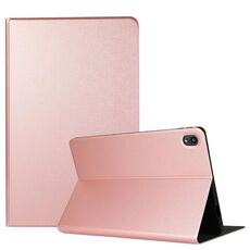 Per Lenovo Tab P11 (TB-J606F) Custodia protettiva a vibrazione orizzontale in TPU con struttura in tensione e supporto (oro rosa)