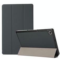 Per Lenovo Tab M10 HD (X306) Custodia in TPU con struttura in pelle pieghevole a 3 pieghe orizzontale + Custodia in pelle PU con supporto (nero)