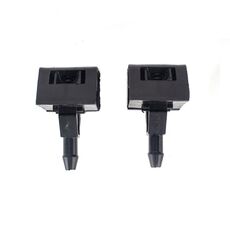Ugello a spruzzo d'acqua a getto d'acqua tergicristallo anteriore per auto 2 pezzi 28932-JD000 per Nissan Qashqai / Qashqai +2 J10 / Dualis / Dualis +2 2007-2013