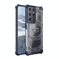 Per Samsung Galaxy S21 Ultra / S30 Ultra wlons Explorer Series PC + Custodia protettiva in TPU (blu navy)