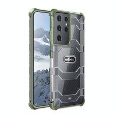 Per Samsung Galaxy S21 Ultra / S30 Ultra wlons Explorer Series PC + Custodia protettiva in TPU (verde)