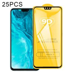 Per Huawei Honor 9X Lite 25 PCS 9D Full Glue Pellicola in vetro temperato a schermo intero