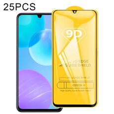Per Huawei Honor 30 Youth 25 PCS 9D Full Glue Pellicola in vetro temperato a schermo intero