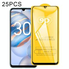 Per Huawei Honor 30i 25 PCS 9D Full Glue Pellicola in vetro temperato a schermo intero
