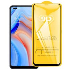 Per OPPO RENO4 5G 9D colla a schermo intero a schermo intero film in vetro temperato