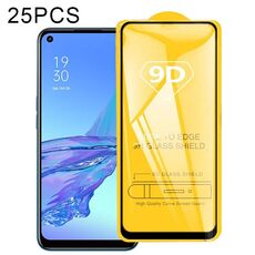 Per Pellicola in vetro temperato a schermo intero OPPO A53S 25 PCS 9D