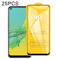 Per OPPO A33 2020 25 PCS 9D Pellicola integrale a colla full schermo integrale