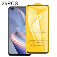 Per OPPO RENO4 Z 5G 25 PCS 9D Pellicola integrale a colla a schermo intero