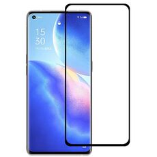 Per OPPO RENO5 PRO + 5G / PRO 5G 9H HD 3D Bordo curvo in vetro temperato (nero)