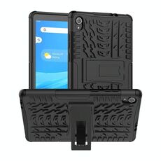 Per Lenovo Tab M8 (2020) TB-8705F Custodia protettiva antiurto per pneumatici da 8,0 pollici TPU + PC con supporto (nero)