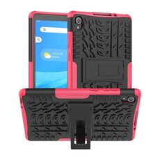 Per Lenovo Tab M8 (2020) TB-8705F Custodia protettiva antiurto per pneumatici da 8,0 pollici TPU + PC con supporto (rosa)