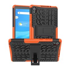 Per Lenovo Tab M8 (2020) TB-8705F Custodia protettiva antiurto antiurto per pneumatici da 8,0 pollici TPU + PC con supporto (arancione)