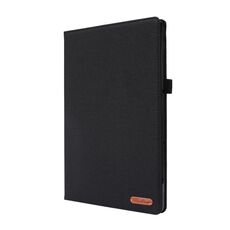 Per Lenovo Tab P11 Pro Flip orizzontale Custodia protettiva in TPU + tessuto PU in pelle con clip per biglietto da visita (nero)