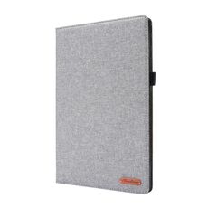 Per Lenovo Tab P11 Pro Flip orizzontale Custodia protettiva in TPU + tessuto PU in pelle con clip per biglietto da visita (grigio)