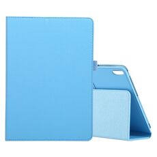 Per Lenovo Smart Tab M10 / P10 10.1 pollici Litchi Texture Custodia in pelle a vibrazione orizzontale in tinta unita con supporto e slot per penna (blu cielo)