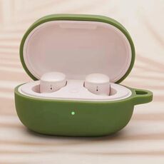 Custodia protettiva per auricolari in silicone per Xiaomi Redmi Airdots3 (erba verde)