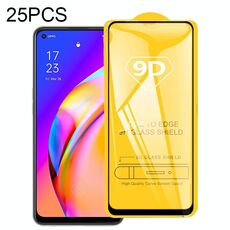 Per OPPO F19 Pro / F19 Pro + 25 PCS 9D Pellicola intera a schermo intero a schermo intero