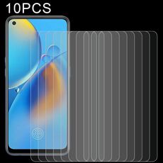 Per OPPO F19 10 PCS 0.26mm 9h 2,5D film in vetro temperato