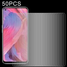 Per OPPO A74 5G / A74 4G 50 PCS 0,26 mm 9h 2.5D film in vetro temperato