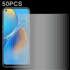 Per OPPO F19 50 PCS 0.26mm 9h 2,5D film in vetro temperato