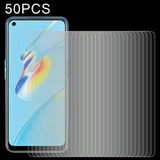 Per OPPO A54 50 PCS 0.26mm 9h 2,5D film in vetro temperato