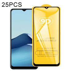 Per Vivo Y20 2021 25 PCS 9D Pellicola integrale in colla a schermo intero
