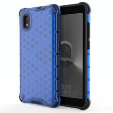 Per ALCATEL 1B (2020) Caso a nido d'ape a nido d'antiurto PC + TPU (blu)