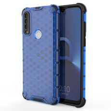 Per ALCATEL 1S (2020) Ambito antiurto PC + custodia TPU (blu)