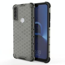 Per Alcatel 1s (2020) Ambito antiurto PC + Caso TPU (nero)