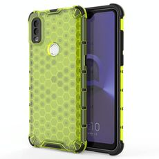 Per Alcatel 1v (2020) Amoproco antiurto PC + Case TPU (verde)