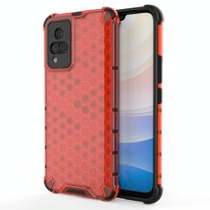 Per vivo S9 Amo antiurto PC + Caso TPU (rosso)