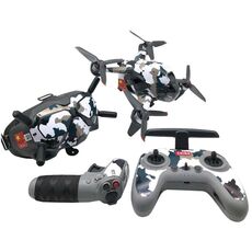FPV-TZ-SF 4 in 1 Impermeabile Autoadesivi anti-graffio Decalcomania Adesivi Pelle Personalizzati Kit cinematografici personalizzati per DJI FPV Drone & Goggles V2 & Remote Control & Rocker (modello mimetico)
