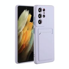 Per Samsung Galaxy S21 Ultra 5G Slot Slot Design Design antiurto TPU Cassa protettiva (viola)