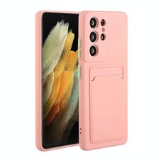 Per Samsung Galaxy S21 Ultra 5G Slot Slot Design Design antiurto TPU Cassa protettiva (rosa)
