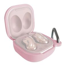 Per Samsung Galaxy Germoni Live / Pro Bluetooth Auricolari Auricolari Cassa protettiva in silicone con gancio (rosa)