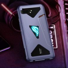 Per ASUS ROG Phone II TPU Cooling Gaming Phone Custodia antiurto tutto compreso (blu navy)