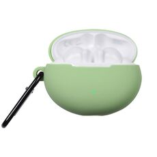 Per Huawei Freebuds 4i custodia protettiva per auricolari in silicone liquido (Green Matcha)