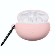 Per Huawei FreeBuds 4i custodia protettiva per auricolari in silicone liquido (rosa)