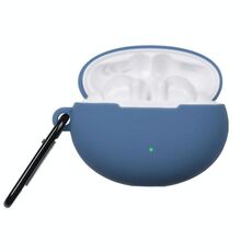 Per Huawei FreeBuds 4i custodia protettiva per auricolari in silicone liquido (blu notte)